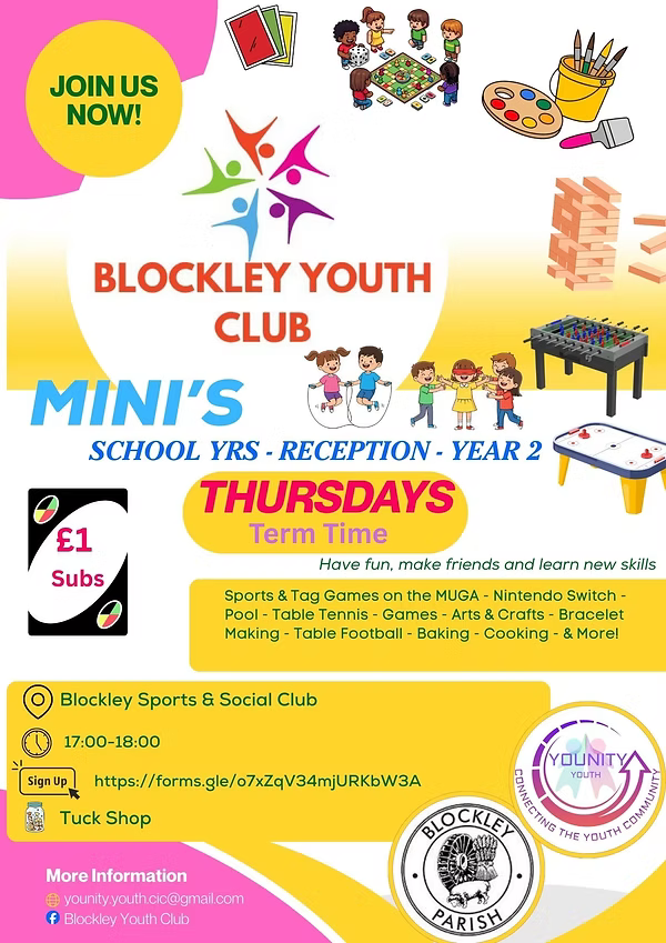 Blockley Youth Club Mini’s 