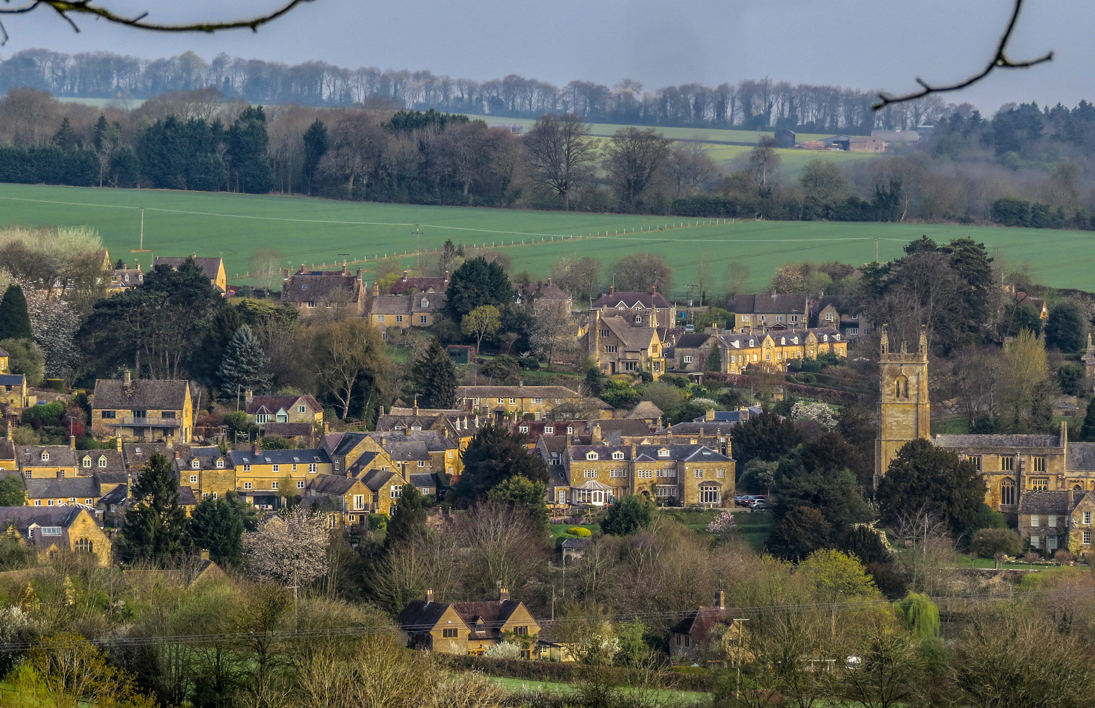 View of Blockley from Holly Walk